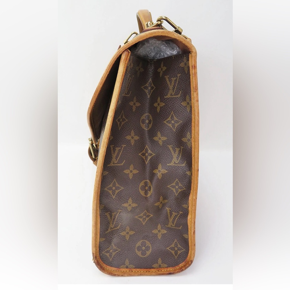 Louis Vuitton Monogram Tan and Brown Briefcase - Picture 4 of 16